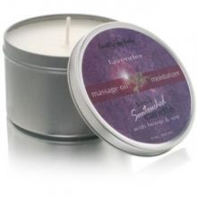 Earthly Body 3-In-1 Suntouched Candle - Massage Oil Moisturizer Lavender 6 oz